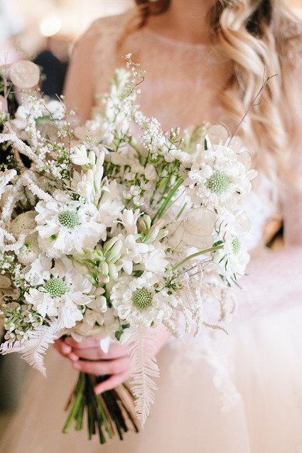 White bridal bouquet