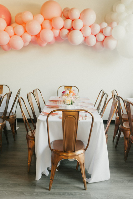Ombre pink birthday party