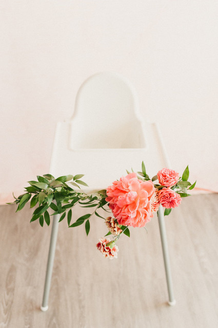 Ombre pink first birthday party