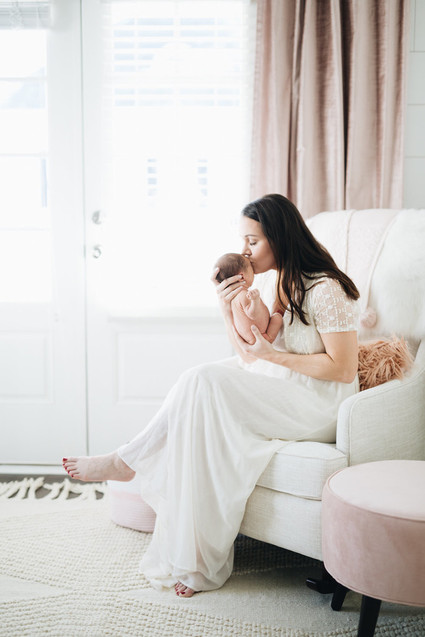 Feminine girl's nursery