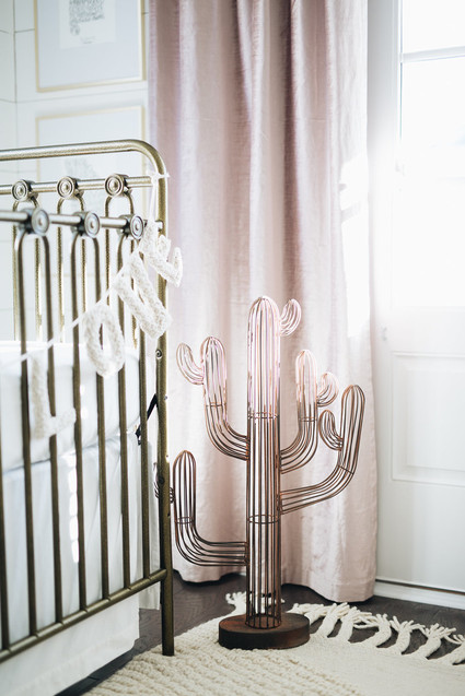 Feminine girl's nursery