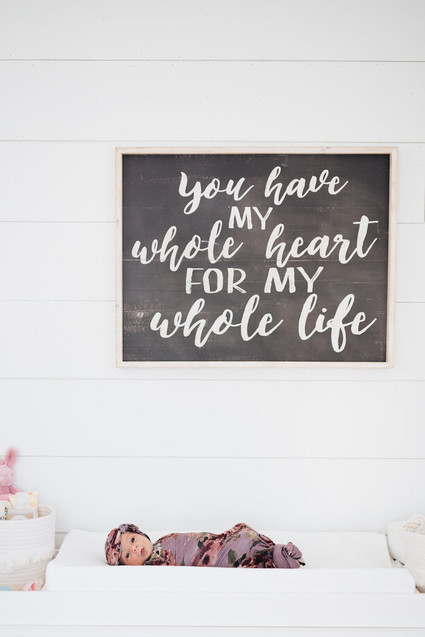 Feminine girl's nursery