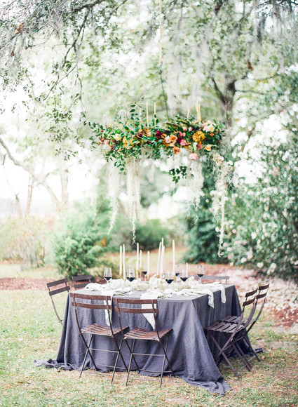 Bold, elegant Charleston wedding inspiration Inspiration