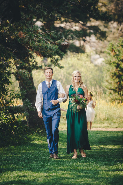 Sierra camp wedding at the Hideout in Kirkwood CA