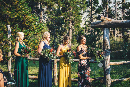 Sierra camp wedding at the Hideout in Kirkwood CA