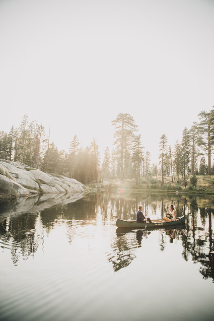 Sierra camp wedding at the Hideout in Kirkwood CA