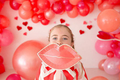 Pink and red floral Valentine's Day party