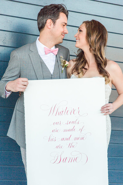 Wedding signage