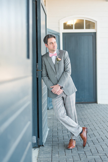 Groom wedding portrait