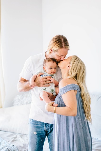 surf inspired nursery and newborn photos