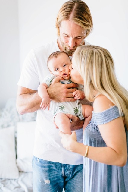 surf inspired nursery and newborn photos