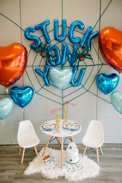 Spider Man valentine's day party ideas Inspiration