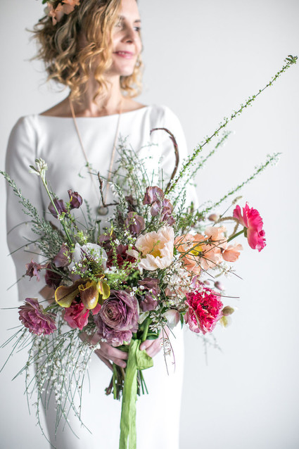 Modern bridal bouquet