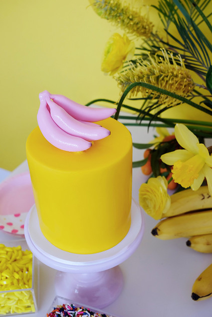 Museum of Ice Cream inspired Banana birthday party