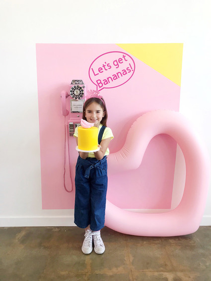 Museum of Ice Cream inspired Banana birthday party