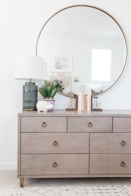 Modern coastal girl's room by Pure Salt Interiors