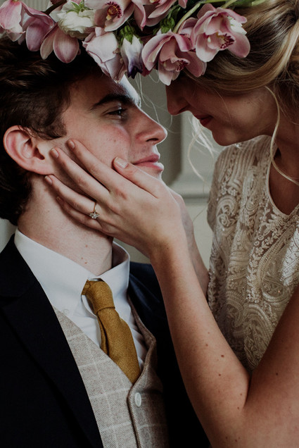Moody spring elopement ideas at The Old Schoolhouse in Newberg Oregon