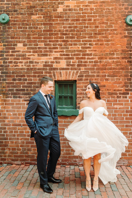 Bright whimsical Toronto Warehouse wedding