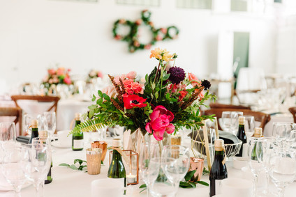 Bright whimsical Toronto Warehouse wedding