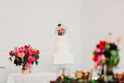 Bright whimsical Toronto Warehouse wedding