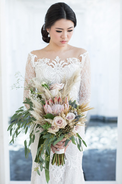 Elegant floral destination wedding in Bali