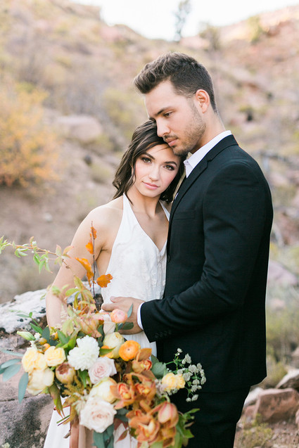 Sunset elopement at Under The Canvas in Zion National Park