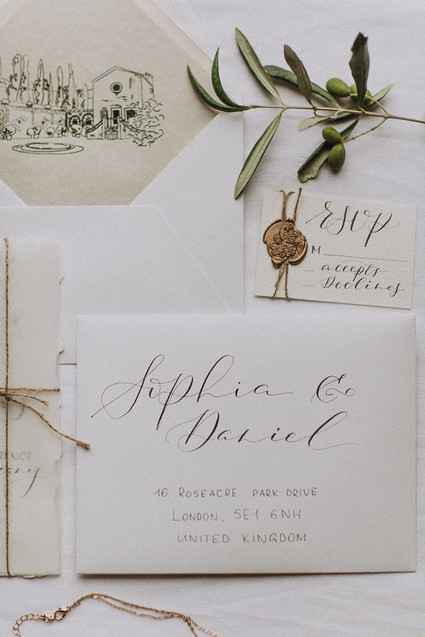 Romantic old world destination wedding in Tuscany