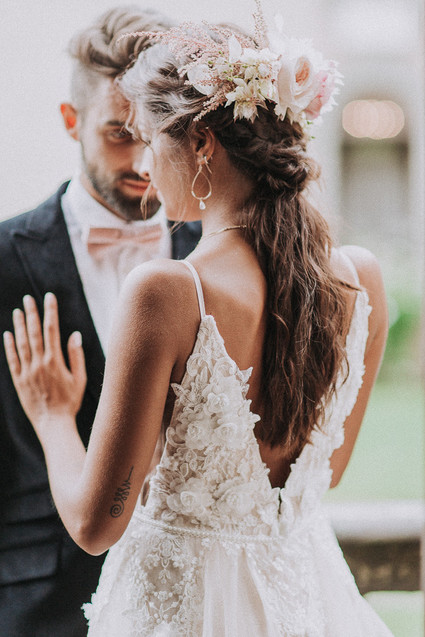 Romantic old world destination wedding in Tuscany