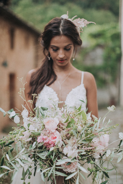 Romantic old world destination wedding in Tuscany