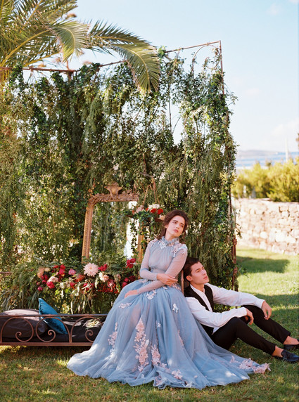 bohemian folk wedding ideas on 100 Layer Cake