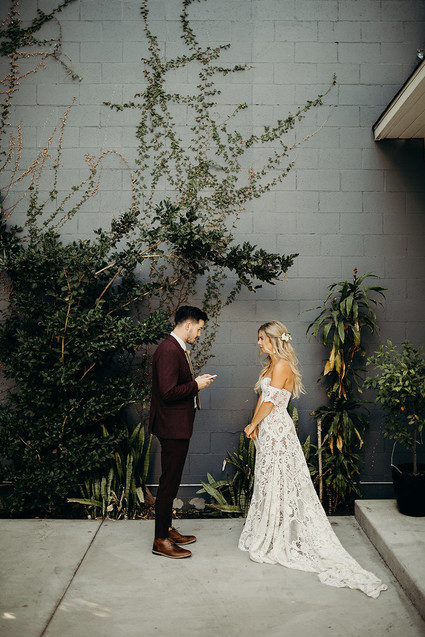 Boho Los Angeles wedding at The Lombardi House