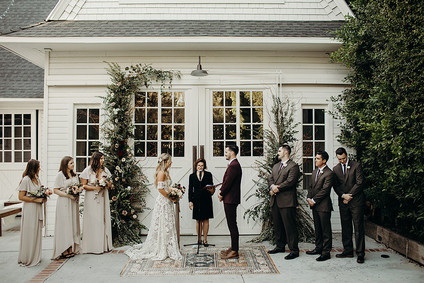 Boho Los Angeles wedding at The Lombardi House