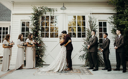 Boho Los Angeles wedding at The Lombardi House