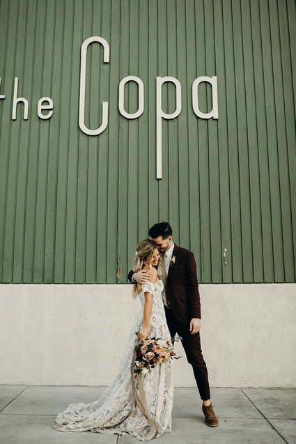 Boho Los Angeles wedding at The Lombardi House
