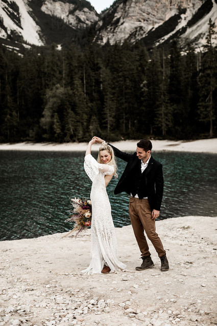 Italian mountain elopement in the Dolomites