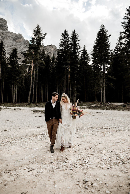 Italian mountain elopement in the Dolomites Inspiration