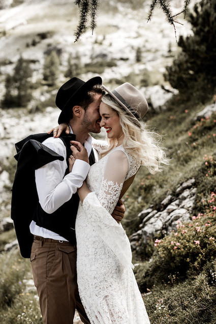 Italian mountain elopement in the Dolomites