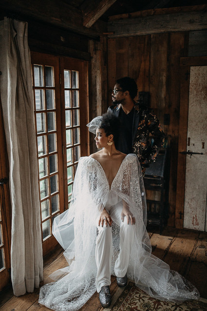 Intimate winter B&B elopement in the Hudson Valley