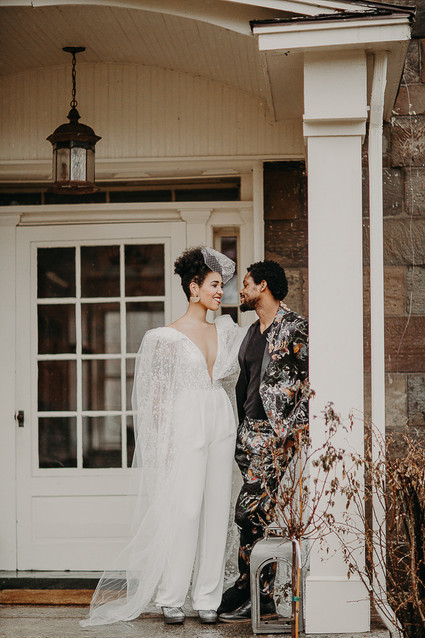 Intimate winter B&B elopement in the Hudson Valley