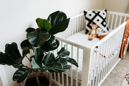 Boys minimal earth tone nursery