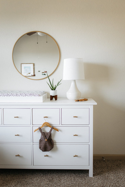 Boys minimal earth tone nursery