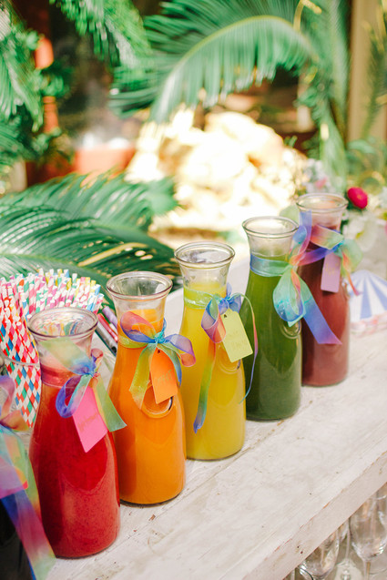 Rainbow baby shower theme in LA for Cammy of Show Me Your Mumu Inspiration