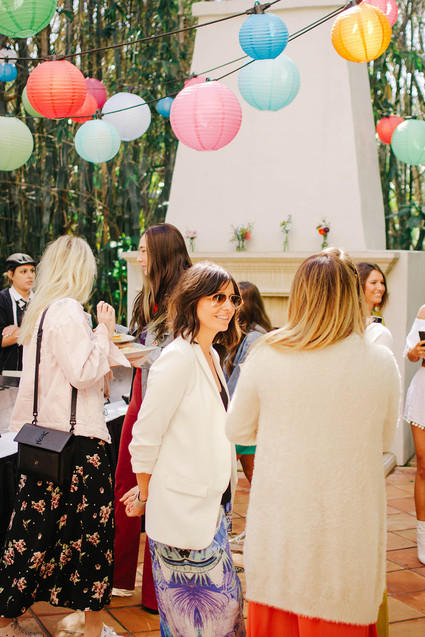 Rainbow baby shower theme in LA for Cammy of Show Me Your Mumu Inspiration
