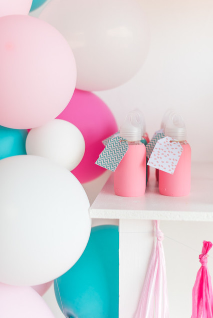 Beach-themed birthday party for a brother and sister