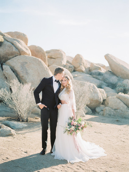 Elegant desert wedding in Joshua Tree Inspiration