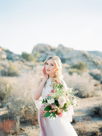 Elegant desert wedding in Joshua Tree