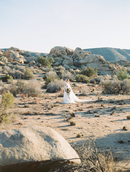 Elegant desert wedding in Joshua Tree