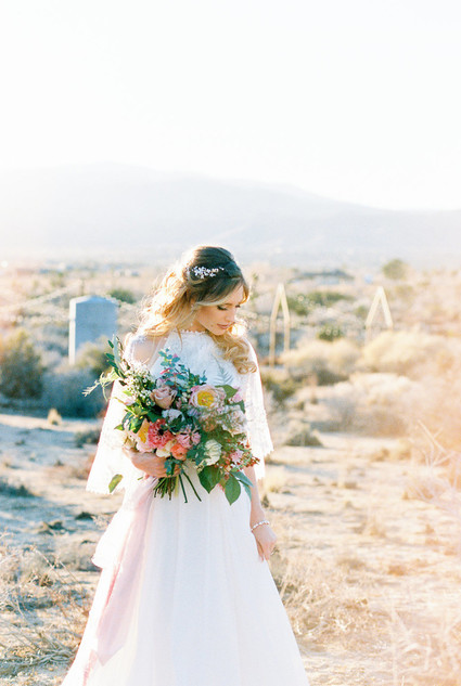 Elegant desert wedding in Joshua Tree Inspiration