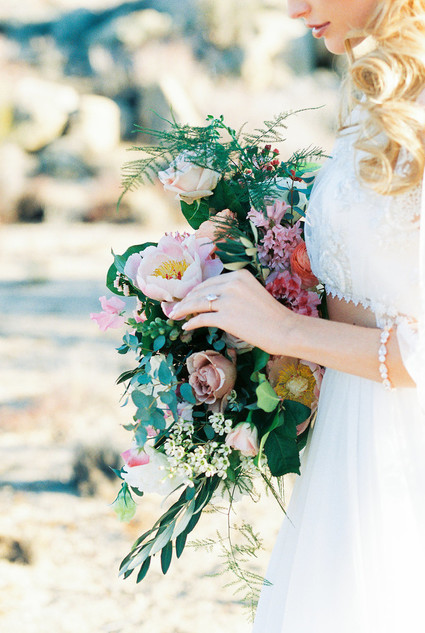 Elegant desert wedding in Joshua Tree Inspiration