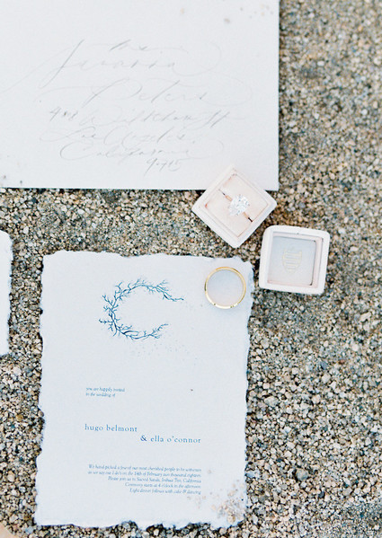 Elegant desert wedding in Joshua Tree Inspiration
